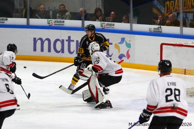 Photo hockey match Rouen - Chamonix  le 09/10/2026
