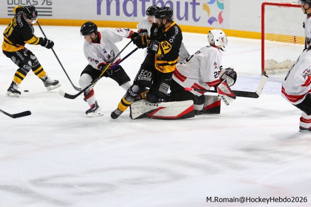 Photo hockey match Rouen - Chamonix  le 09/10/2026