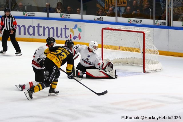 Photo hockey match Rouen - Chamonix  le 09/10/2026