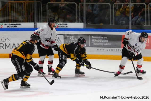 Photo hockey match Rouen - Chamonix  le 09/10/2026