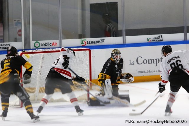 Photo hockey match Rouen - Chamonix  le 09/10/2026