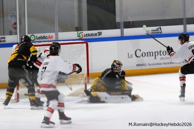 Photo hockey match Rouen - Chamonix  le 09/10/2026