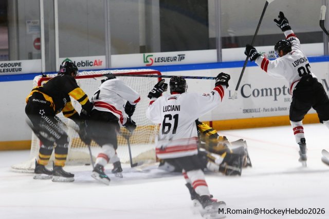 Photo hockey match Rouen - Chamonix  le 09/10/2026