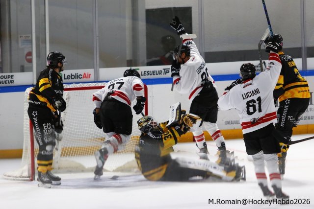 Photo hockey match Rouen - Chamonix  le 09/10/2026