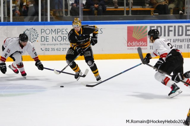 Photo hockey match Rouen - Chamonix  le 09/10/2026