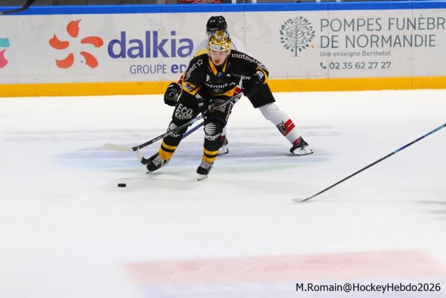 Photo hockey match Rouen - Chamonix  le 09/10/2026