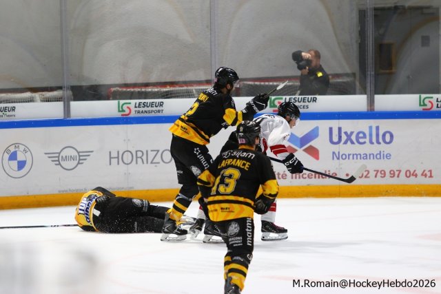 Photo hockey match Rouen - Chamonix  le 09/10/2026