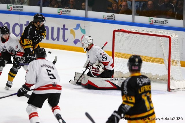Photo hockey match Rouen - Chamonix  le 09/10/2026