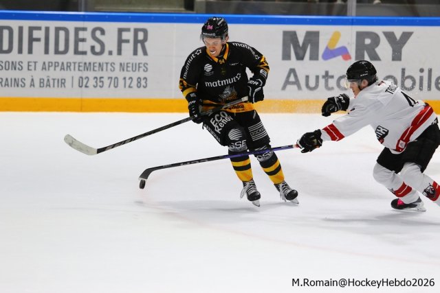 Photo hockey match Rouen - Chamonix  le 09/10/2026