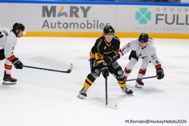 Photo hockey match Rouen - Chamonix  le 09/10/2026