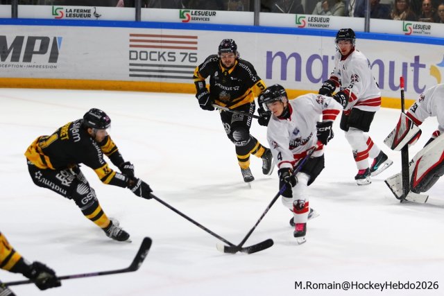 Photo hockey match Rouen - Chamonix  le 09/10/2026