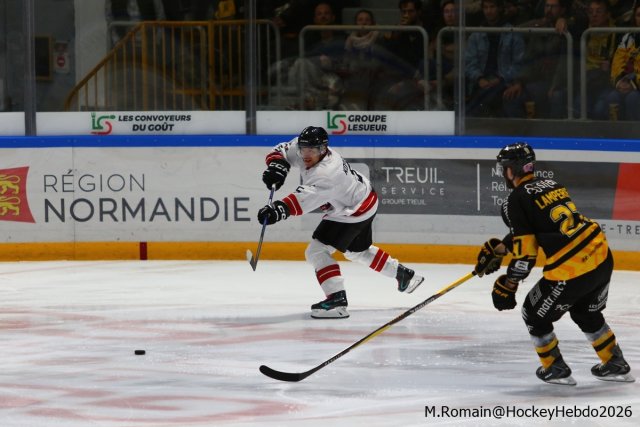 Photo hockey match Rouen - Chamonix  le 09/10/2026