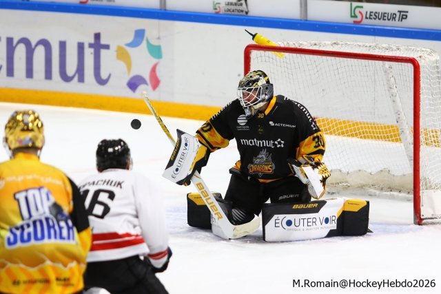 Photo hockey match Rouen - Chamonix  le 09/10/2026