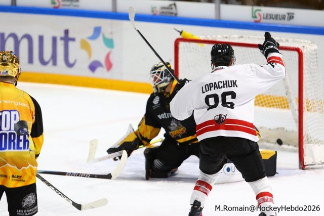 Photo hockey match Rouen - Chamonix  le 09/10/2026
