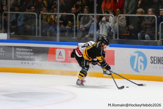 Photo hockey match Rouen - Chamonix  le 09/10/2026
