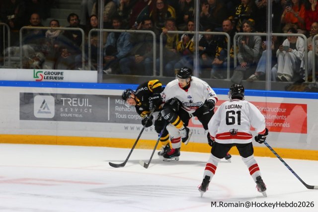 Photo hockey match Rouen - Chamonix  le 09/10/2026