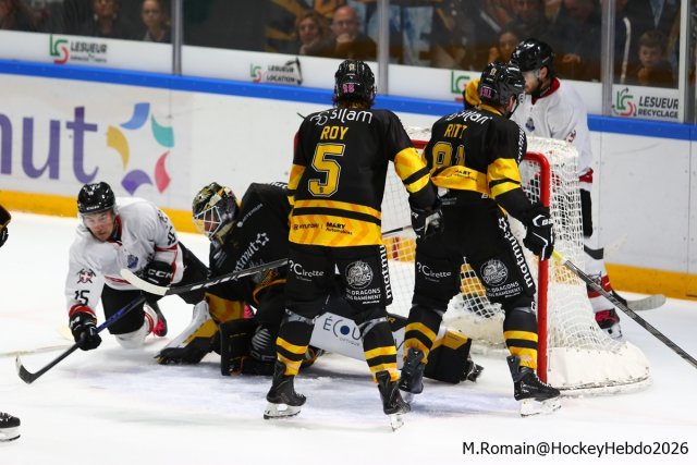 Photo hockey match Rouen - Chamonix  le 09/10/2026