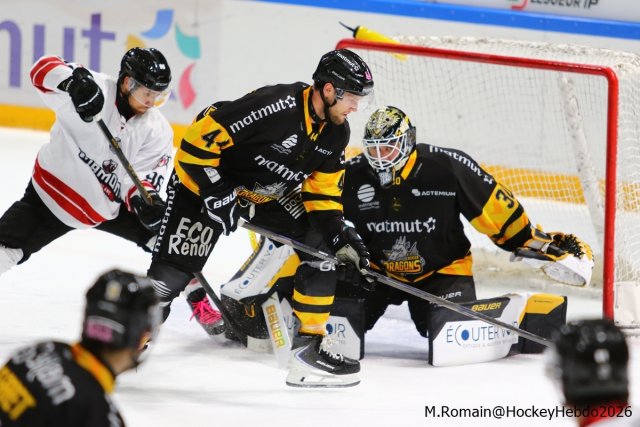 Photo hockey match Rouen - Chamonix  le 09/10/2026