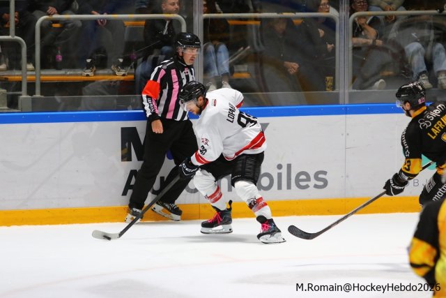 Photo hockey match Rouen - Chamonix  le 09/10/2026