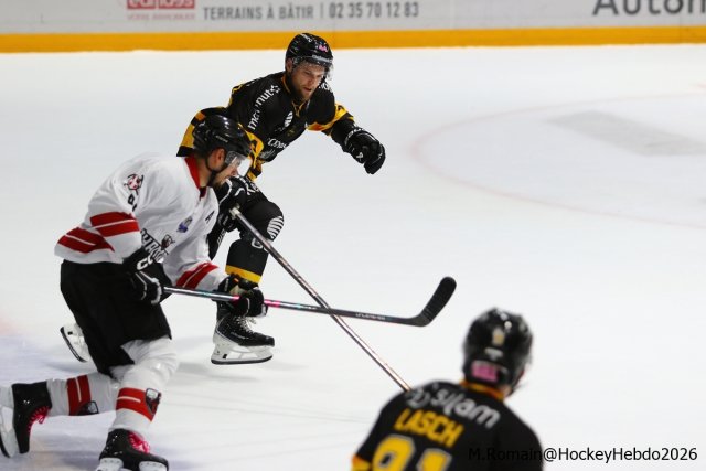 Photo hockey match Rouen - Chamonix  le 09/10/2026
