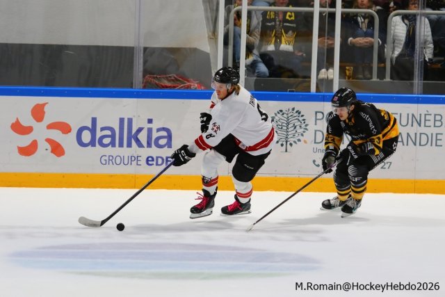 Photo hockey match Rouen - Chamonix  le 09/10/2026