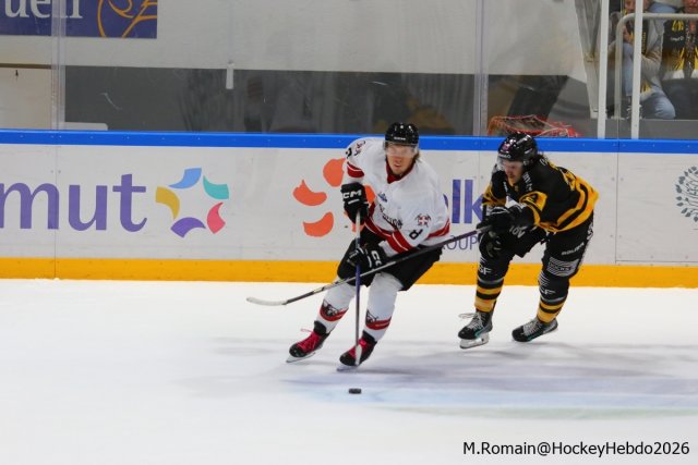 Photo hockey match Rouen - Chamonix  le 09/10/2026