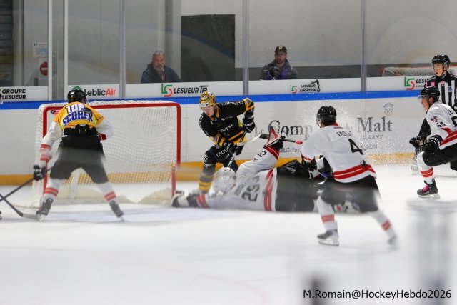 Photo hockey match Rouen - Chamonix  le 09/10/2026