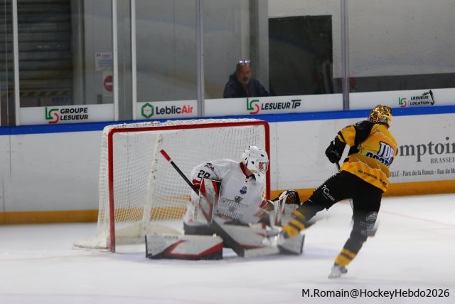 Photo hockey match Rouen - Chamonix  le 09/10/2026