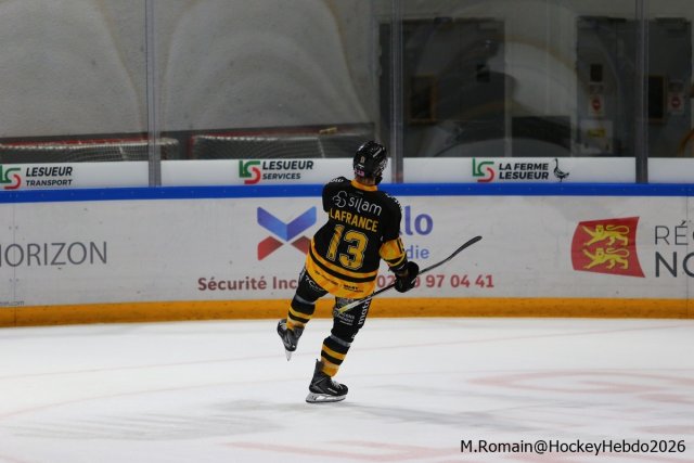 Photo hockey match Rouen - Chamonix  le 09/10/2026