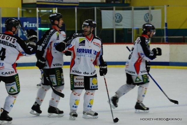 Photo hockey match Avignon - Caen  le 12/12/2009