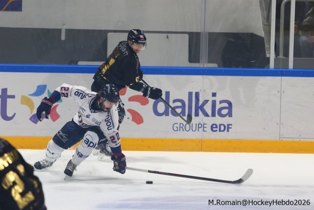 Photo hockey match Rouen - Angers  le 12/10/2026