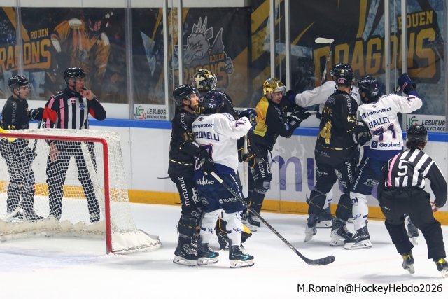 Photo hockey match Rouen - Angers  le 12/10/2026
