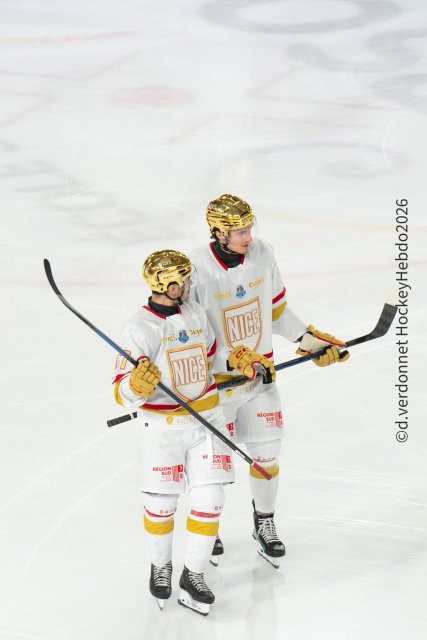 Photo hockey match Grenoble  - Nice le 16/10/2026