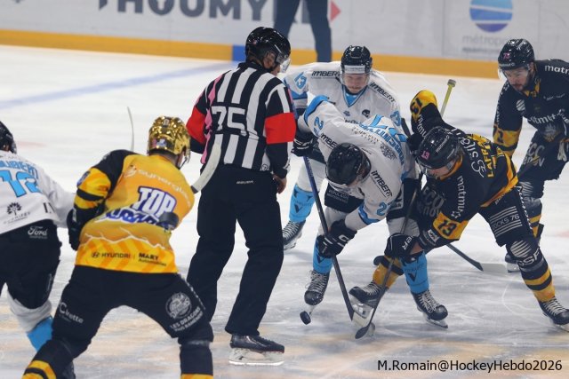 Photo hockey match Rouen - Marseille le 15/10/2026