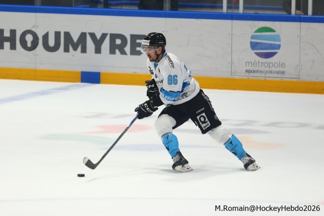 Photo hockey match Rouen - Marseille le 15/10/2026