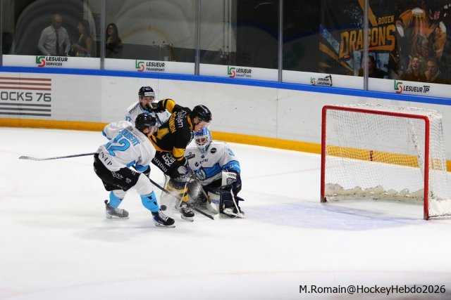 Photo hockey match Rouen - Marseille le 15/10/2026