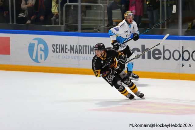 Photo hockey match Rouen - Marseille le 15/10/2026