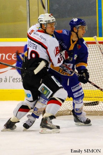 Photo hockey match Dijon  - Briançon  le 12/12/2009