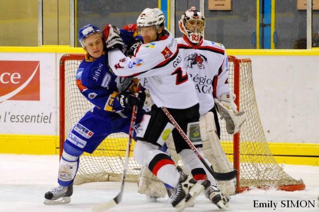 Photo hockey match Dijon  - Briançon  le 12/12/2009