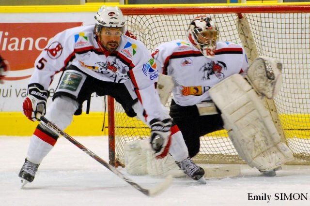 Photo hockey match Dijon  - Briançon  le 12/12/2009