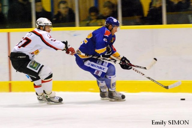 Photo hockey match Dijon  - Briançon  le 12/12/2009