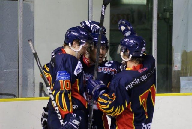 Photo hockey match Nice - Montpellier  le 12/12/2009