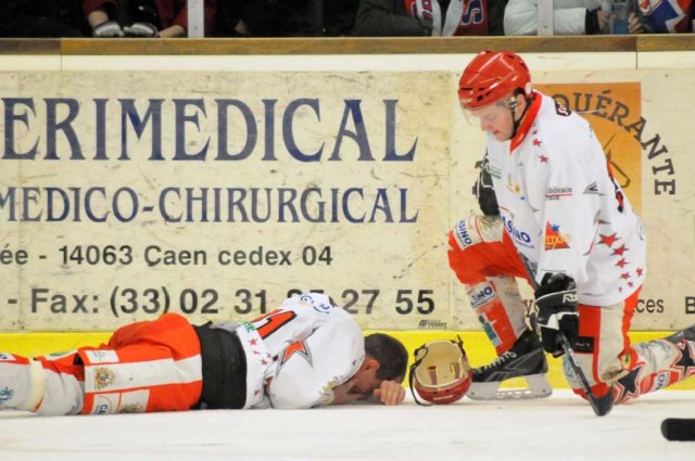 Photo hockey match Caen  - Amnéville le 19/12/2009
