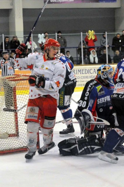 Photo hockey match Caen  - Amnéville le 19/12/2009
