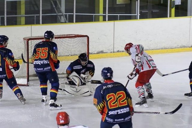 Photo hockey match Nice - Courbevoie  le 19/12/2009