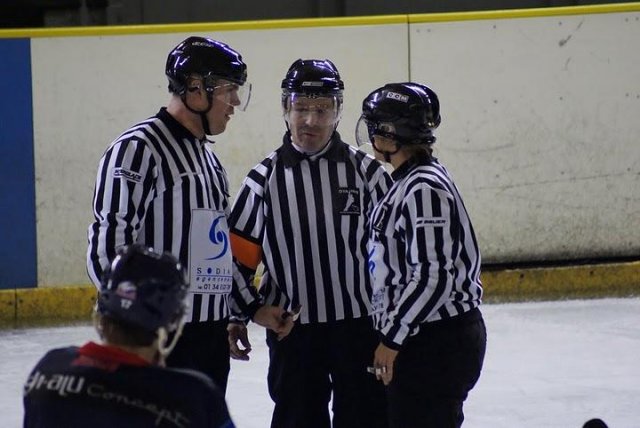 Photo hockey match Nice - Courbevoie  le 19/12/2009