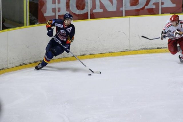 Photo hockey match Nice - Courbevoie  le 19/12/2009