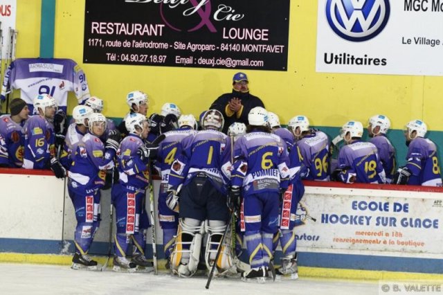 Photo hockey match Avignon - Montpellier  le 19/12/2009