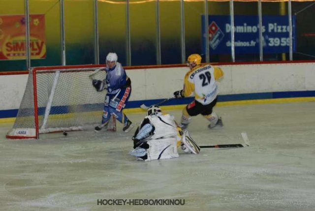 Photo hockey match Avignon - Strasbourg  le 23/12/2009