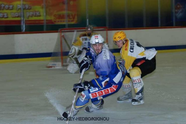 Photo hockey match Avignon - Strasbourg  le 23/12/2009